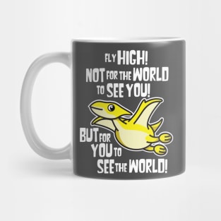 Pterodactyl Boy Dinosaur Mug